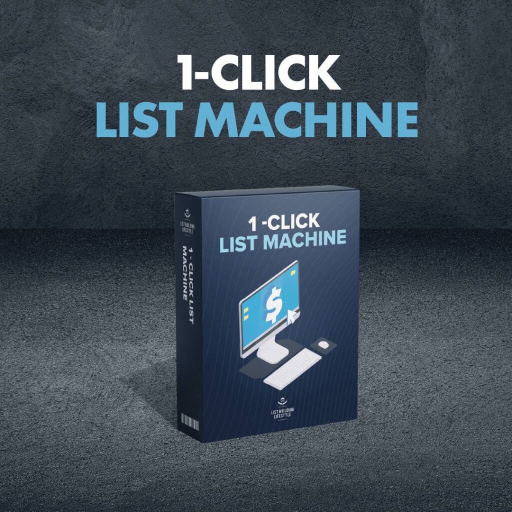 Can 1-Click List Machine help build an email list without technical skills?